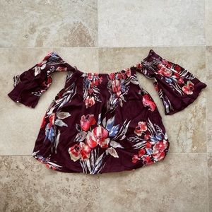 Billabong floral blouse